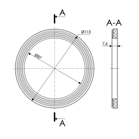 Laying "Ani Plast" M085, 3 1/2 ", under the neck-2