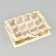 Box under 12 sweets with cells of "Happy holiday!" 18.5 x 13.5 x 3.5 cm