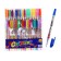 A set of gel pens with sparkles, 36 colors, a case with a pattern, in a blister, on a button