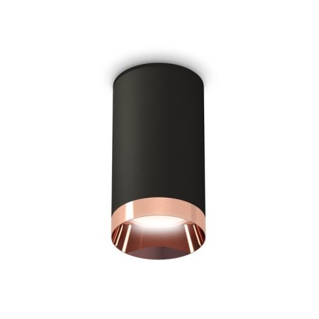 Ambrella Light overhead lamp, XS6323025, MR16 GU5.3 LED 10 watts, black sand, gold pink