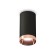 Ambrella Light overhead lamp, XS6323025, MR16 GU5.3 LED 10 watts, black sand, gold pink