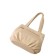 Bag bag claim. Kozh, lightning department, beige color 33x15x25cm