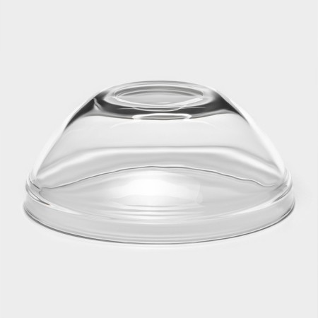 A set of glass salad bowls “Classic” with lids, 5 objects: 900/500/350/200/130 ml, blue color-7