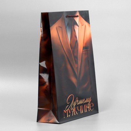 Gift package laminated, packaging, “best”, L, 28 x 38 x 9 cm-5