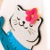 Bath cap with applique "Adele"