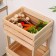 Box for vegetables, 100 × 40 × 30 cm, wooden, three -level, Greengo