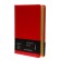 Deliciper of Leduced A5, 136 sheets in the ruler, leatherette "Nebraska", gold cut, red