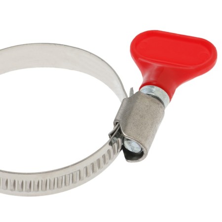 Clamp with the "lamb" Zein English, diameter 32-45 mm, 9 mm width, stainless steel-5