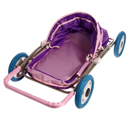 Puppet stroller No. 14, lilac color, light/dark-8