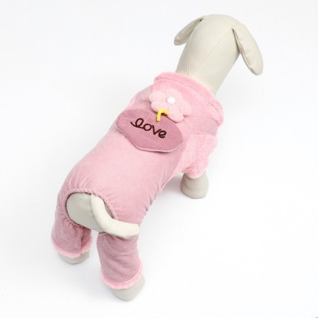 Kombinson "Love", size 2xl (DS 45 cm, og 55 cm, Osh 45 cm), pink-2