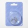 Hooping earrings Xuping Infinity, white color in silver