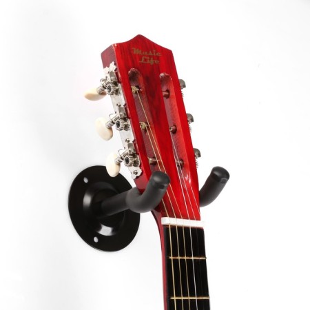 Music Life guitar holder Wall, black