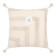 Decorative pillowcase "Ethel" BOHO, 45x45 cm, milk color, 100% cotton