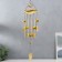 Wind Music Metal "leaves and butterflies" 5 bells 65x17 cm