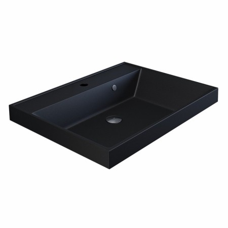 Sink uperwood Classic Quartz 60 cm, quartz, black matte, space-5
