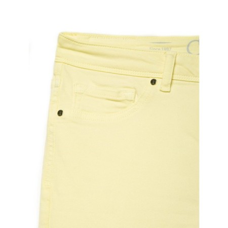 Women's jeans modeling CONTE ELEGANT, XS size, Pastel Yellow color-5