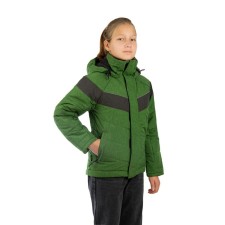 Junior junior jacket, green color, raincoat, height 140-146, 9-11 years old