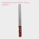 Biscuit knife large teeth, blade length 25 cm, wooden handle, blade thickness 1 mm