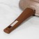 Granite pan, d = 30 cm, removable handle, glass cover, anti -stick coating, brown color