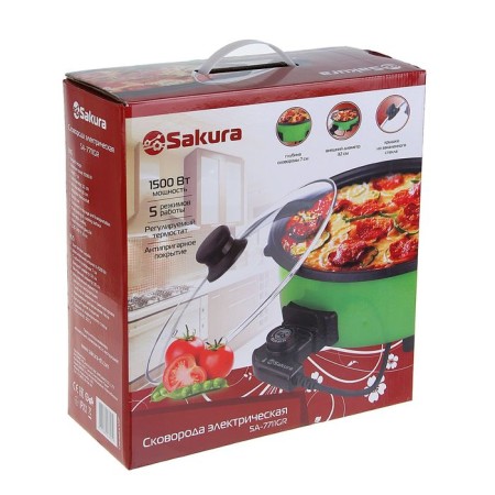 Electric Sakura SA-7711GR, 1500 W, D = 32, depth 5 cm-6