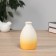 VAZ Coramics Table "Heidi" stripes, 10.5x6.5 cm, white-yellow