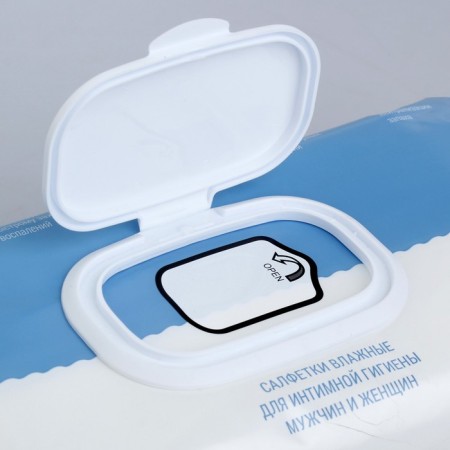 Wet napkins for intimate hygiene White Whale to care for lying patients 80 pcs.-2