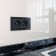 Frame for a double outlet WL01-FRAME-01-DBL, black color