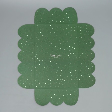 Gift box with PVC Cozy New Year!, Christmas tree, 20 x 30 x 8 cm, New Year-8