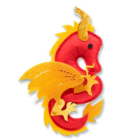 Set for creativity "Toy for sewing. The Dragon"-4