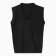 School vest for a boy, color black, height 128-134 cm