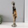 Polystone souvenir "African in gold robes with flowers, with a palactin" 10.5x9x36 cm