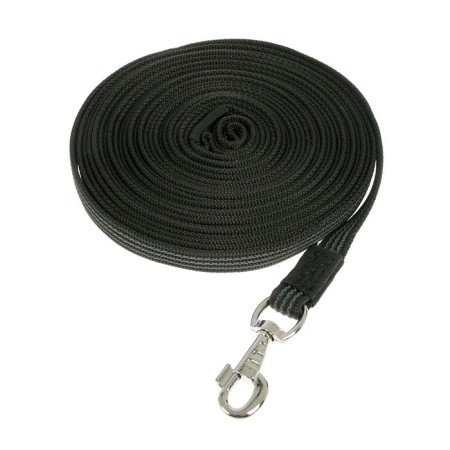 The leash is nylon bilateral, with a latex thread, 10 m x 2 cm, mix