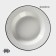 Porcelain dining plate Magistro "sea breeze", 400 ml, d = 20 cm, white color