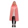 Carnival cloak, satin, coral length 85cm