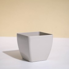 Горшок для цветов, 13 × 13 см, 1,5 л, пластик, бежевый