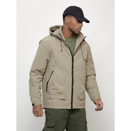 Male spring jacket, size 54, beige color-6