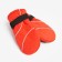 Mittens of winter children's minku, color red, rr 16 (18 cm)