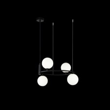 Suspension lamp Maytoni Mod013PL-04B, 4XG9, 25W, 39x43.5x184 cm, Black color