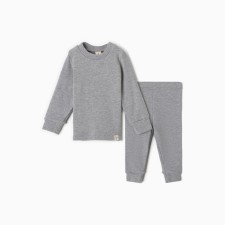 The kit of children's thermo (jumper, pants) minku, color gray melange, height 92-98 cm