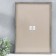 Photo frame plastic 35x50 cm, gray with gold (plastic screen)