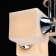 Tetro chandelier, 8x40W E27, silver color, chrome