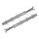 Dowel "bison", frame, with a galvanized screw, hexagonal, nylon, 10x100 mm, 50 pcs