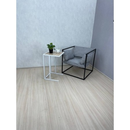 Table Mini, 400x400x650, White Muar/Dub Sonoma-1