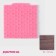 Mold Dolyana "Brick Wall", silicone, 10 × 10 cm, pink color