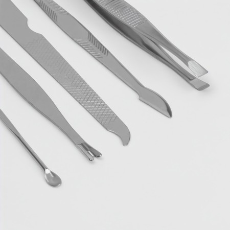 Manicure set, 8 items, in case, color mix-6