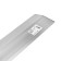 Rule of the trapezoidal tundra, 2 m, aluminum, 1 stiffener rib