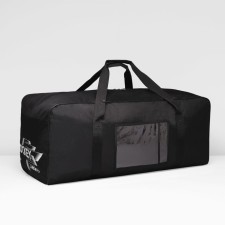 Road bag with lightning, 2 outer pockets, black color