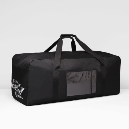 Road bag with lightning, 2 outer pockets, black color