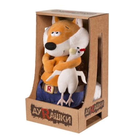 Soft toy "Clever fox and chicken", 24 cm MT-MRT-D04202307-24-4