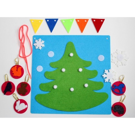 Didactic rug "Christmas tree"-1